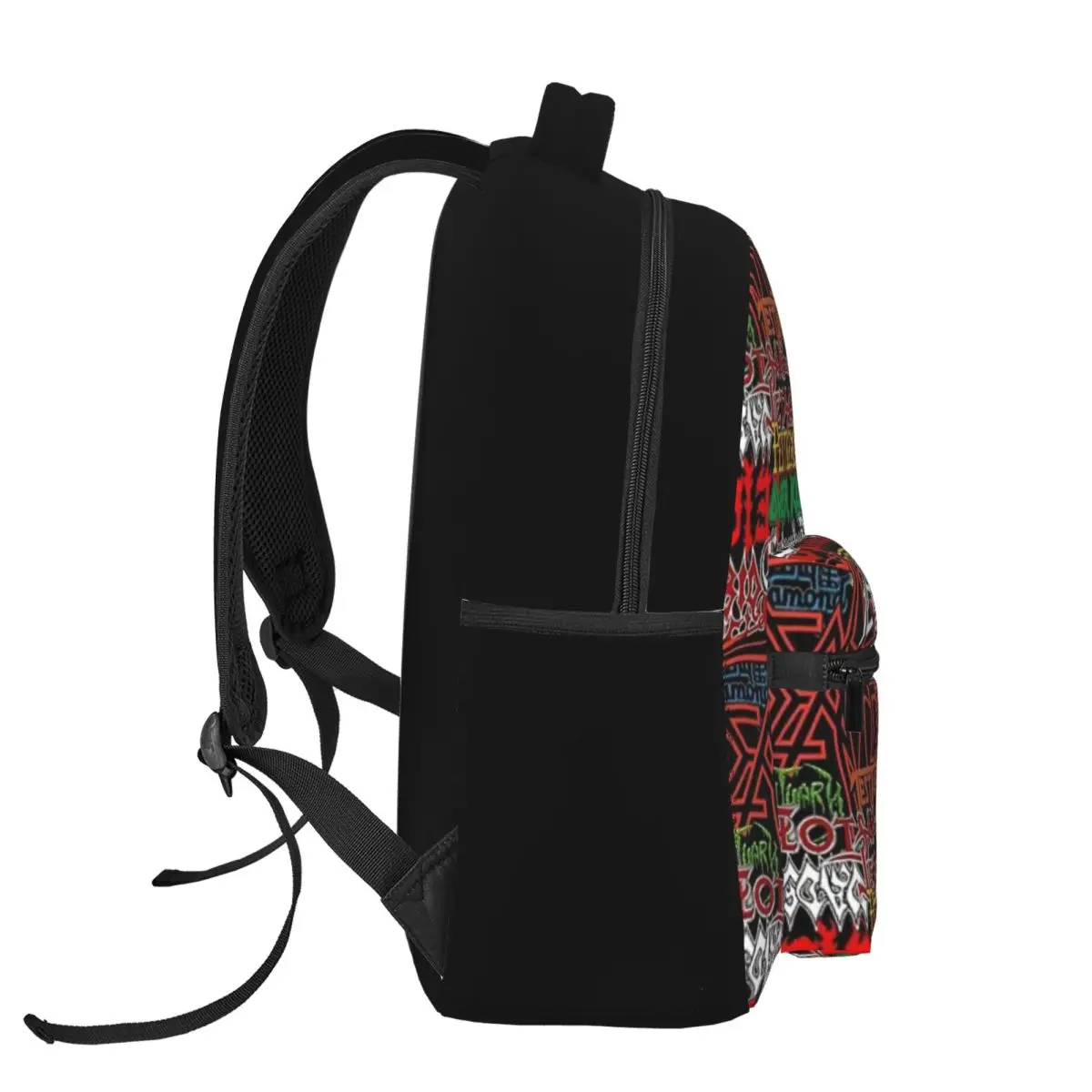 Metal Fest-mochila impermeable para hombre y mujer, bolsa trasera ultraligera para libros, 16 pulgadas