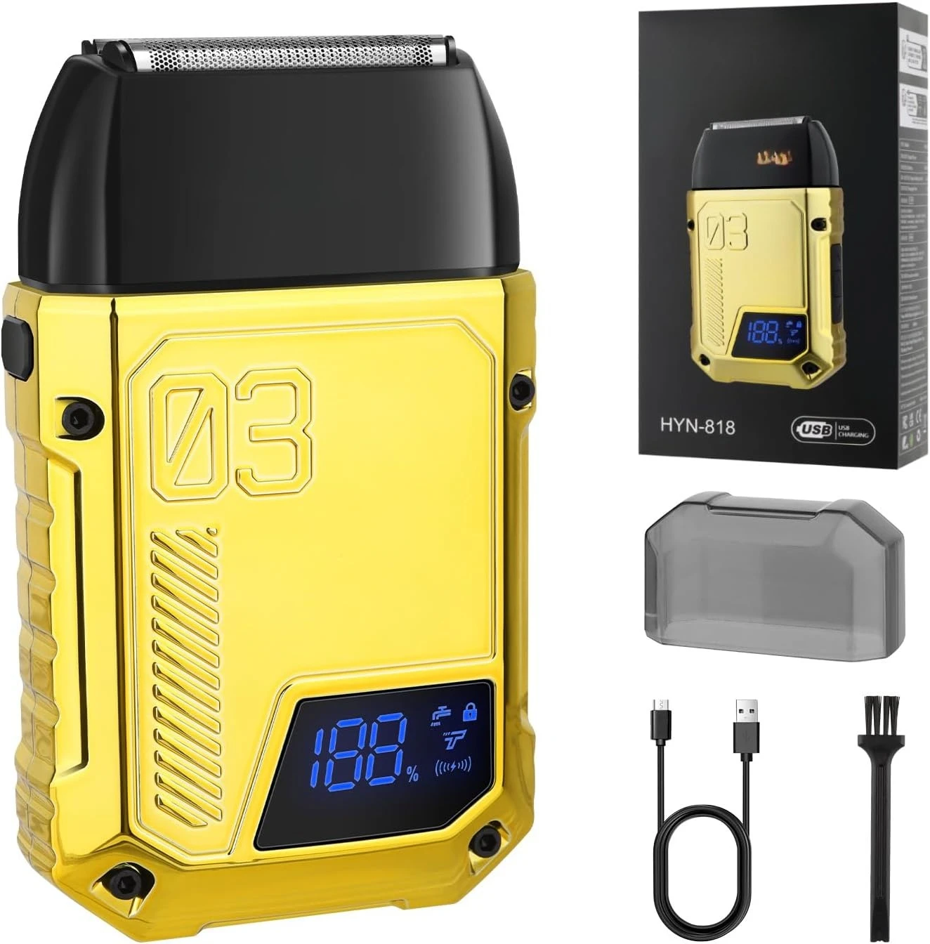 

2026 New Upgrade Professional Foil Shaver For Men, Men's Double Electric Foil Shavers，Electric Razor For Men Barber，Me