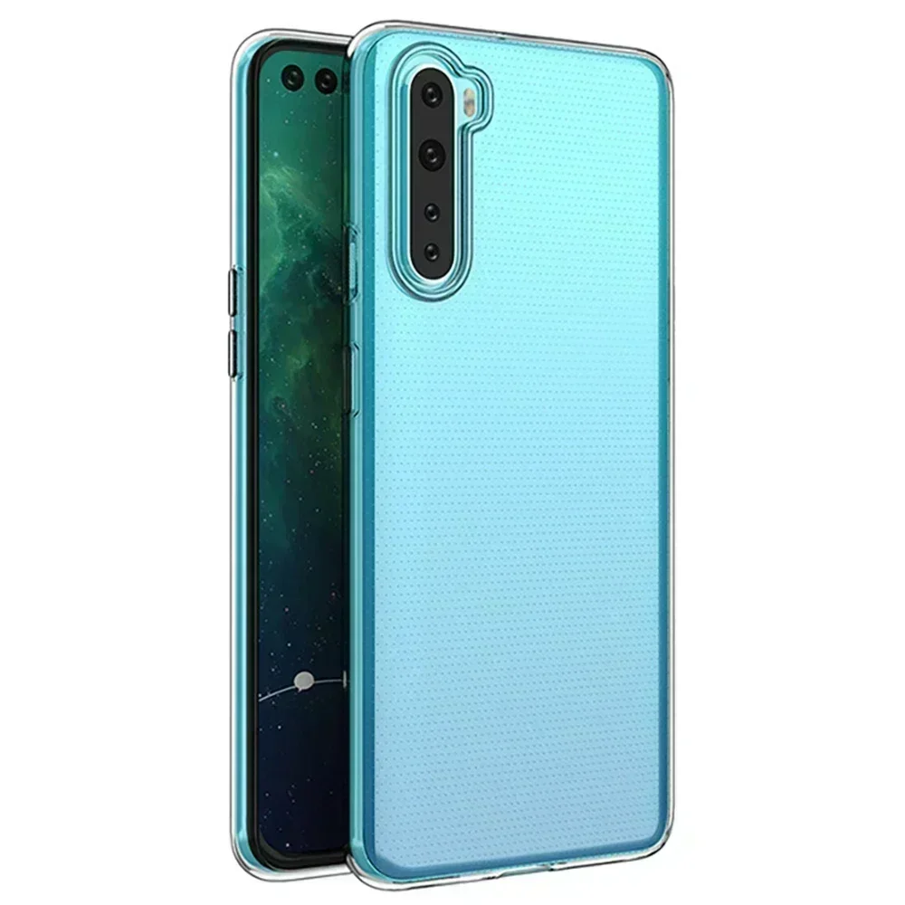Funda para OnePlus Nord TPU silicona duradera transparente suave funda protectora trasera para teléfono OnePlus Nord