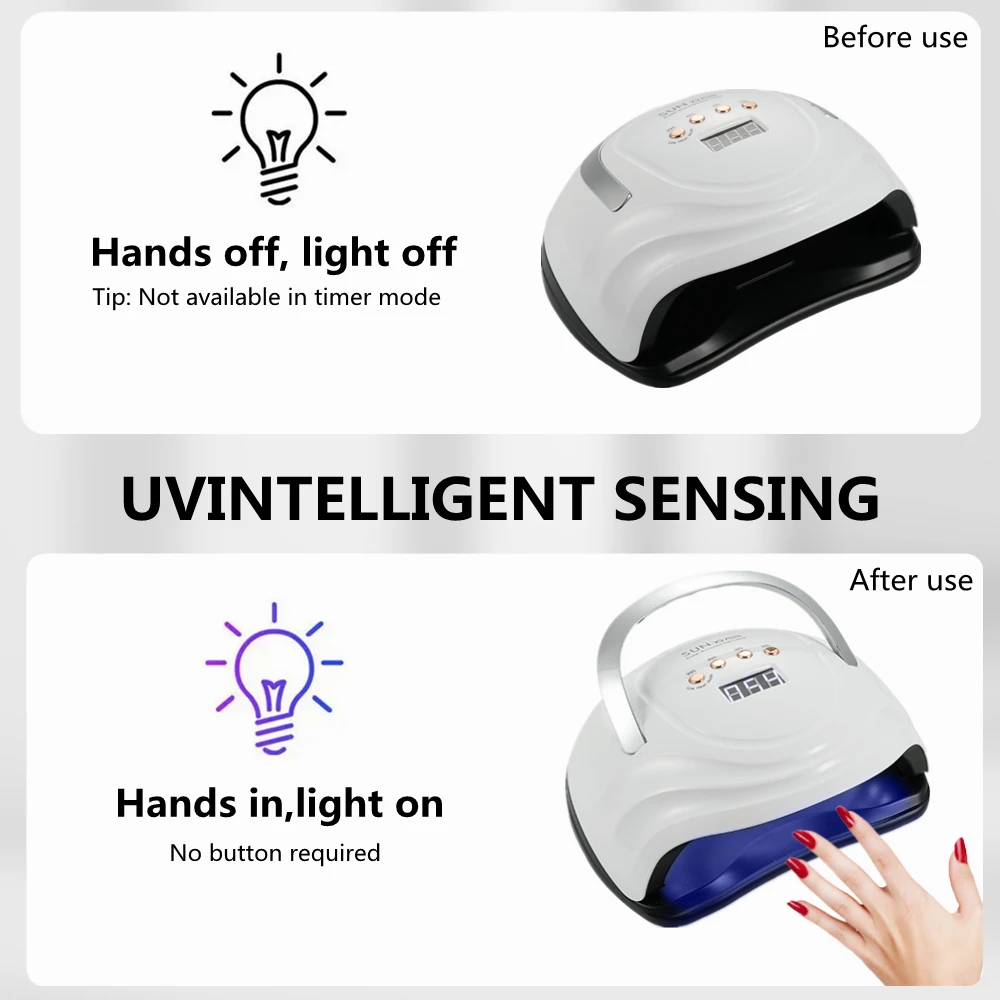 ZON X27 MAX Nieuwe Nageldroger UV LED Nagellamp 81 Kralen Gel Nagel Sneldrogend Curing Light Manicure Machine Art Salon Tool