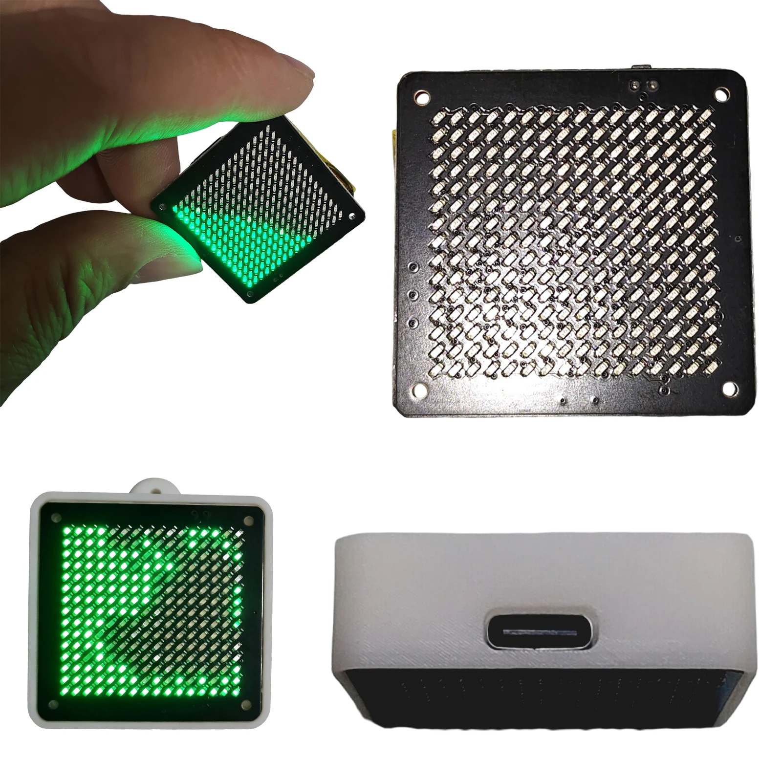 LED Funny Luminous Ornaments Rechargeable Mini Desktop Ornament Atmosphere Decorations Light for Home Bedroom Tabletop Decor