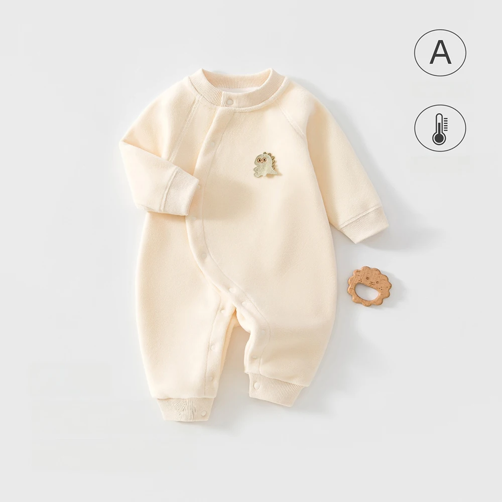Wholesale Newborn Baby Romper 3-24M Cute Dinosaur Clothes for Newborn Girls Autumn Warm Toddler Jumpsuit Toddlers Boys Clothes