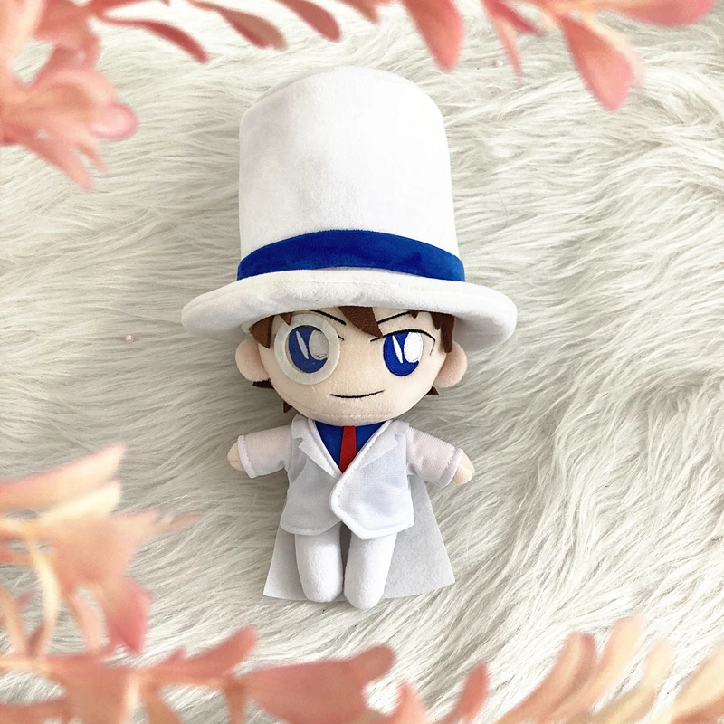 Detective Conan Plush Doll Toy 20cm Conan Kaitou Kiddo Rachel Moore Anime Cute Soft Stuffed Pillow Kids Gift