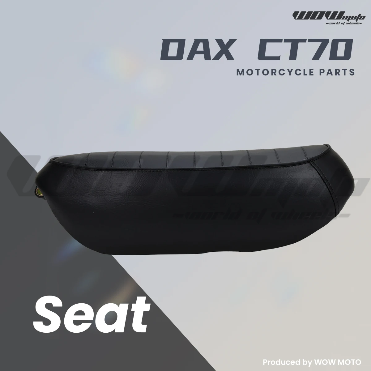Mini Moto Complete Seat For CT70 ST70 | 1969-1971 Split Seam High Quality Seat With Logo | Custom Motorcycle Seat Parts