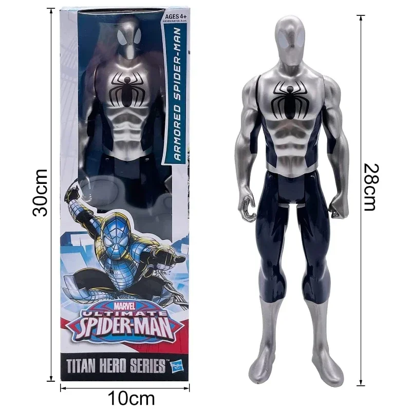 Marvel Legends los Vengadores Titan Hero Series Ultimate blindado Spiderman figura de acción modelo coleccionable juguete, 28CM