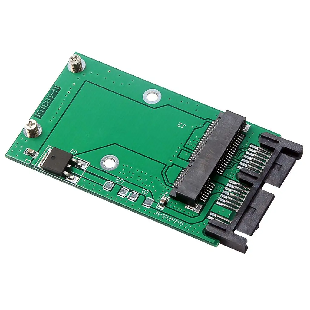 Msata SSD to Micro SATA Adapter Card 16pin Converter PCB Board for 1.8 Inch SATA SSD Upgrade