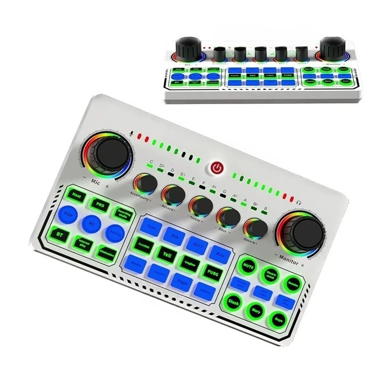 

Live broadcast sound card mobile phone computer universal live streaming host singing microphone equipment