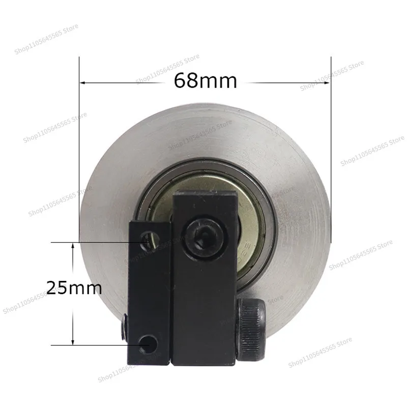 For Sand Belt Machine Adjusting Wheel, Aluminum Alloy Transmission Wheel, Smooth Synchronous Driven Wheel, Diameter 68 * 50