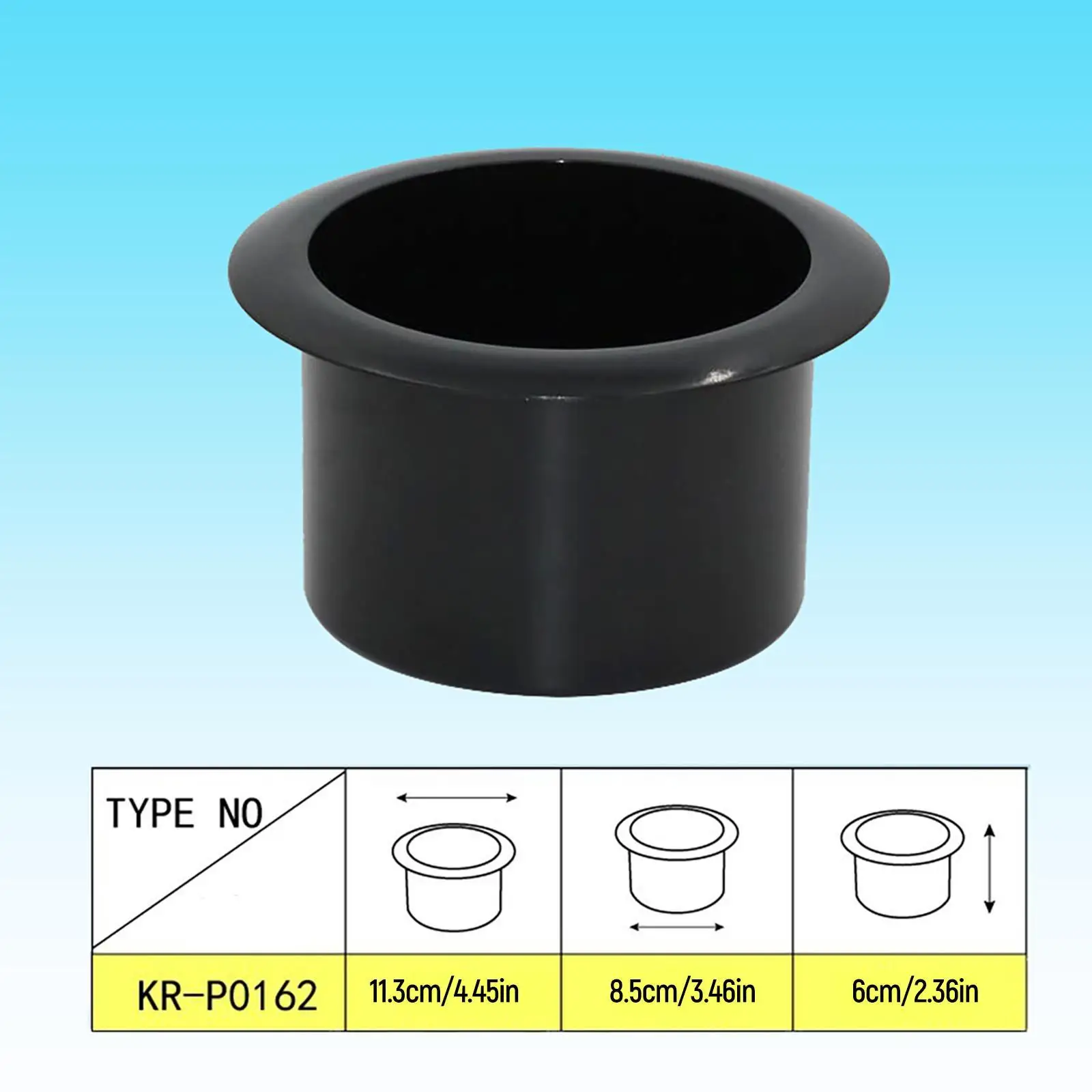 Plastic Sofa Armrest Drink Holder Multi Use Cup Holder Insert for Office Chair Armrest and Marine Boat
