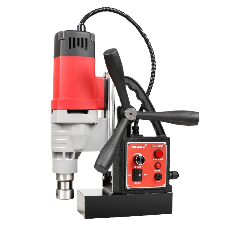

Industrial Grade Factory Sale Vertical Magnetic Core Drilling Machine BAOJIE 38mm Magnet Base For Coring With Annular Cutter