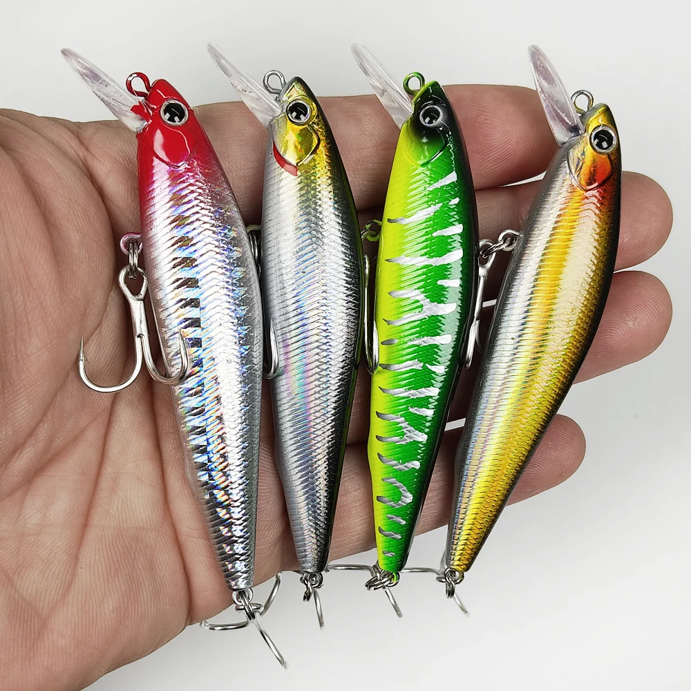 1Pcs Sinking Minnow Fishing Lure Wobblers 5g 7g 10g 14g Trout Artificial Jerkbait Bass Hard Bait Crankbaits Fishing Tackle image 4
