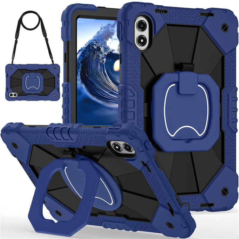 

Противоударный чехол для Redmi Pad Pro 12.1 2025 и Xiaomi Pad 7 Pro с подставкой на 360° и ремешком для руки, защитный чехол для планшета