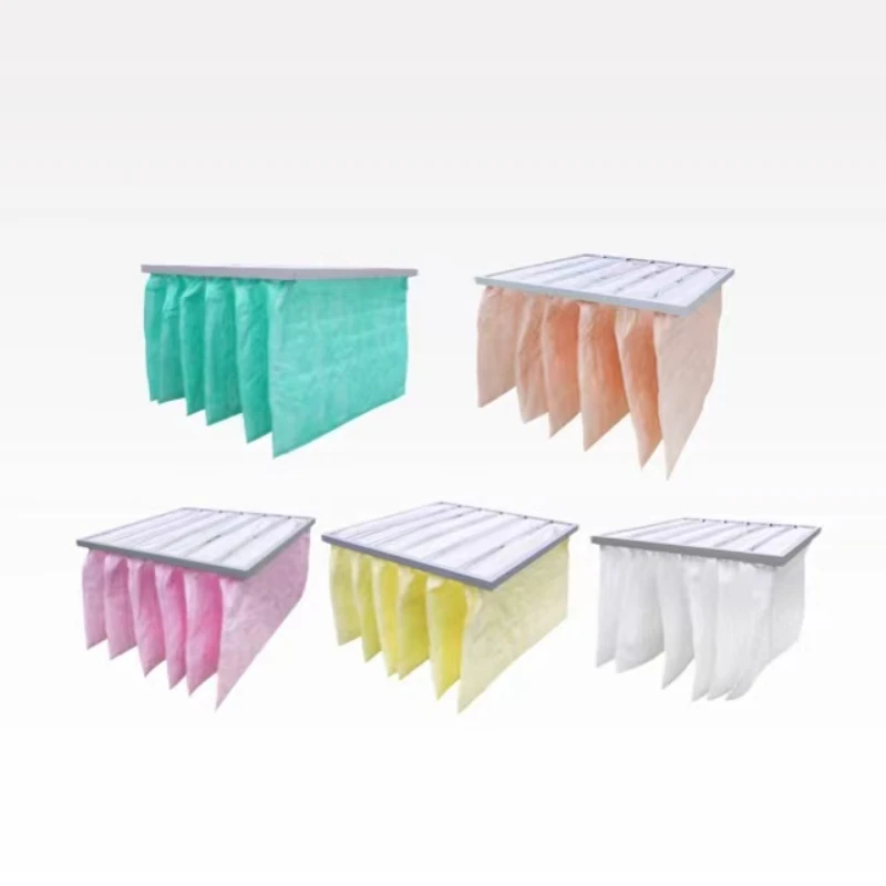 

High Quality G3 G4 Custom Fiberglass Paper Bag Filter Can Clean the Room of Media Material Bagged Filter Bags