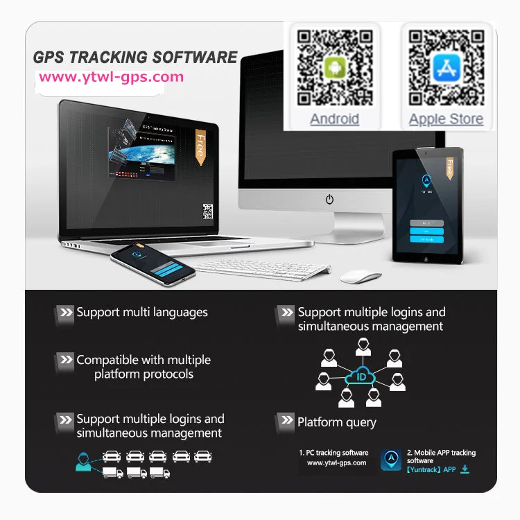 4G GPS Tracking Device Car Truck Monitoring Support Fuel Level Sensor Management System GPS Tracker