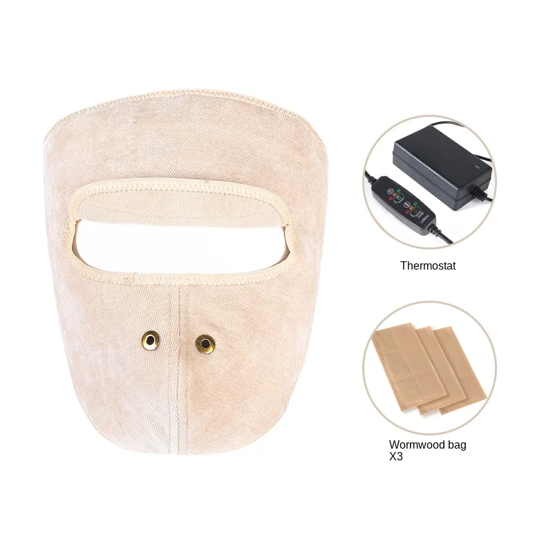 Sequela of hot compress bag, recovery and rehabilitation instrument, facial traction, eye deviation, mouth stiffness, spasms