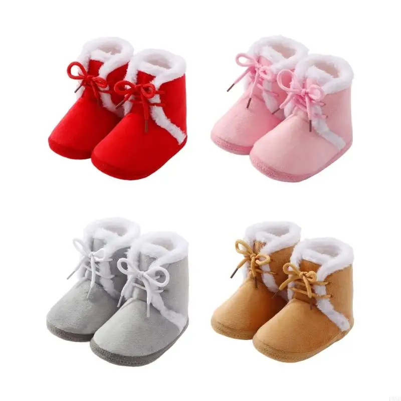 

H55B 1 Pair Cotton Baby Learning Shoes Breathable Nonslip For Early Walking Practice