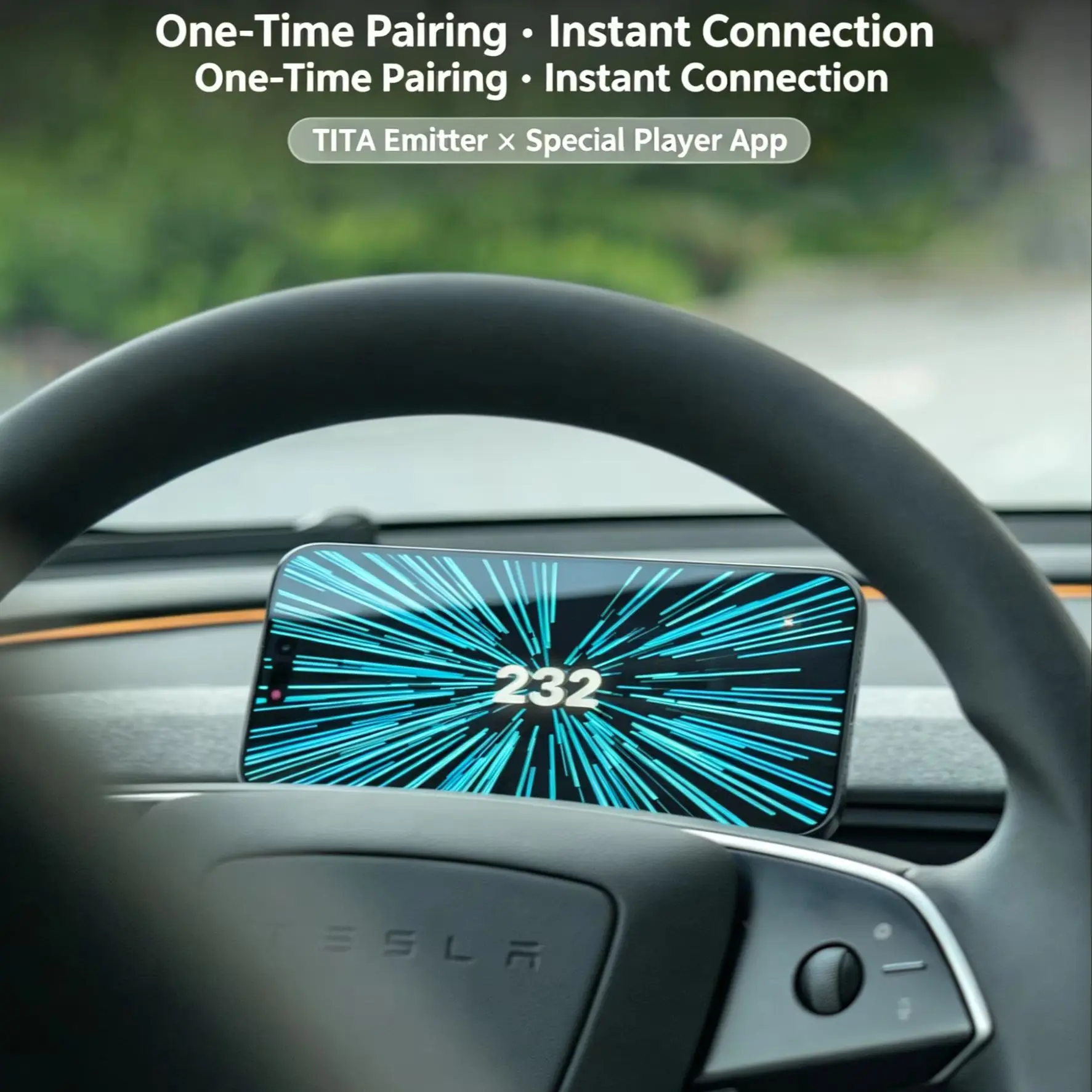 

Dashboard Module for Model Y (Highland) / Model 3 - HUD Display, High-Tech Modification Accessory, Speedometer