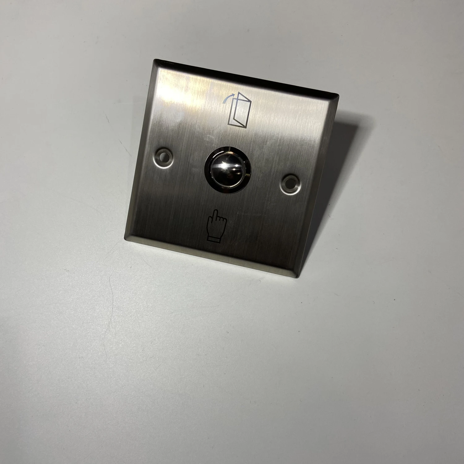 5Pcs Small Aluminium Alloy DIY Switch Door Access Button Emergency Alarm Push Button Auto Restoration Panic Alarm Release