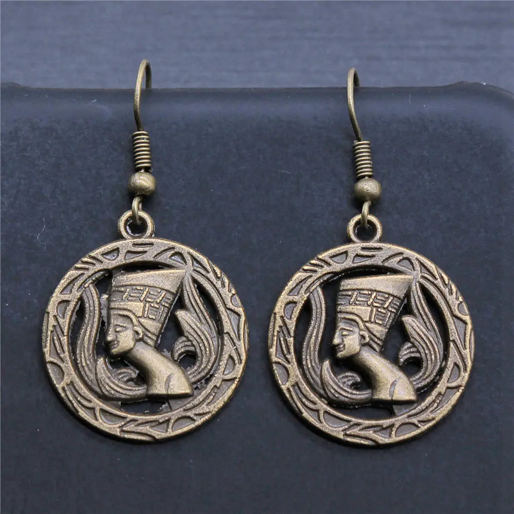 New Pharaoh Chief Ankh Cross Drop & Dangle Earring Men Jewellery Beach Crafts