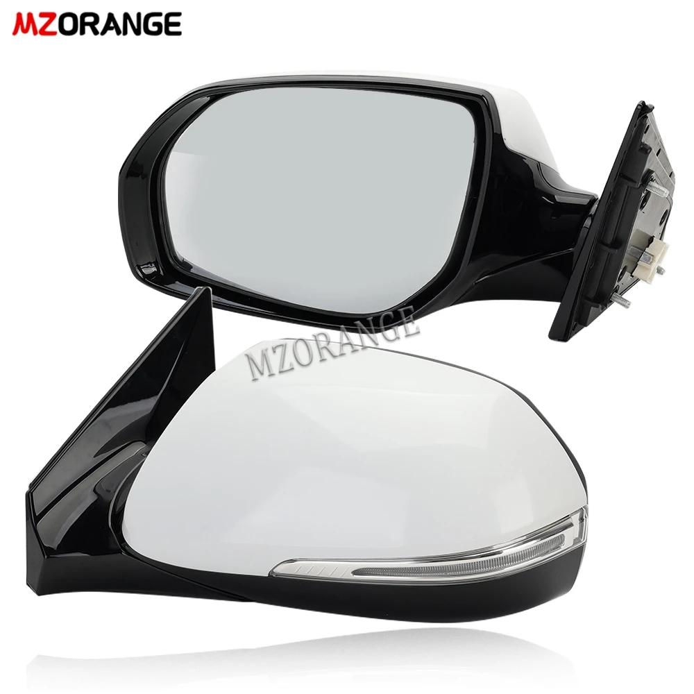 Side Wing Door Mirror Assembly for HYUNDAI SANTA DM FE MK3 2015-2018 Electronic Heated Blinker MIRRORS Glass Lens Turn signal