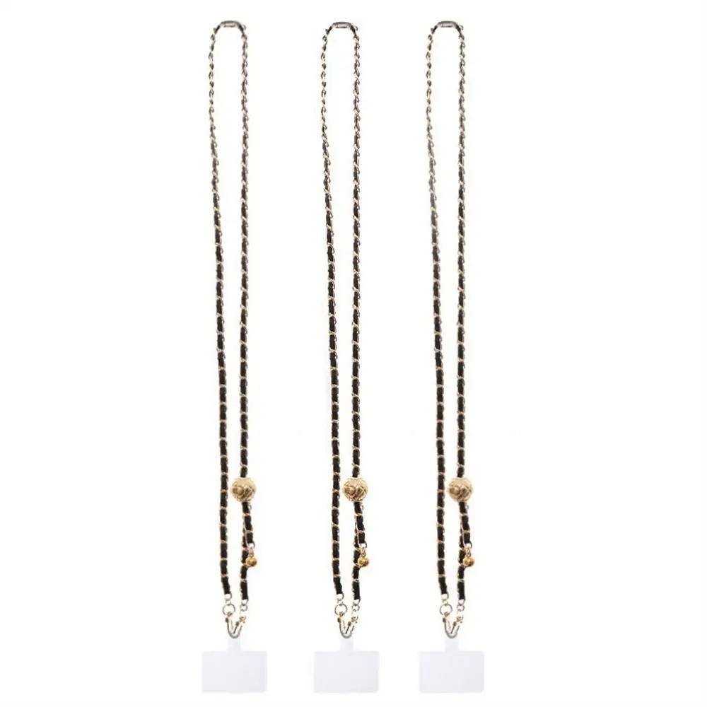 

Цепочка для сумки, анти-потерянная цепочка для телефона через плечо, регулируемый металлический чехол для телефона, подвесной длинный роскошный шейный ремешок для телефона, аксессуары для телефона