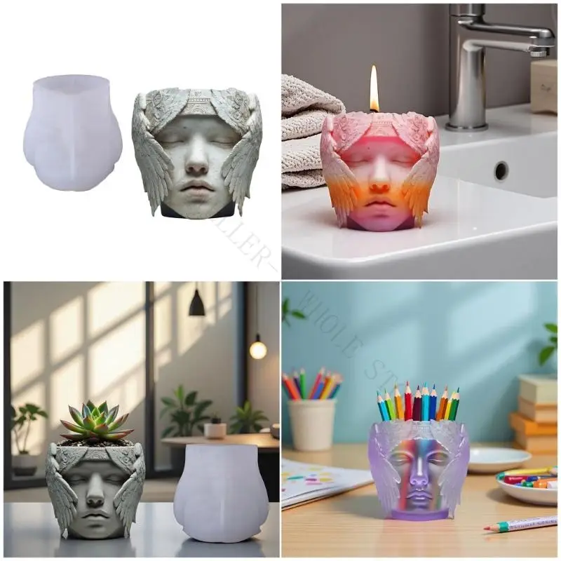 R7UF Versatile Silicone Mold For Resin Art & Decorative Containers