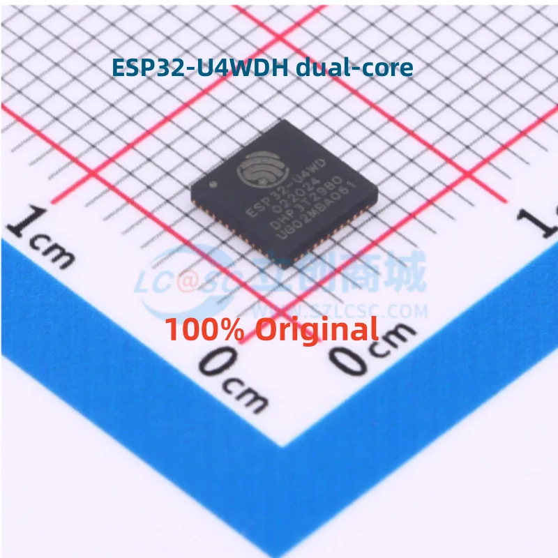 5-10PCS 100% New ESP32-U4WDH dual-core QFN-48-EP(5x5) Brand New Original Chips ic