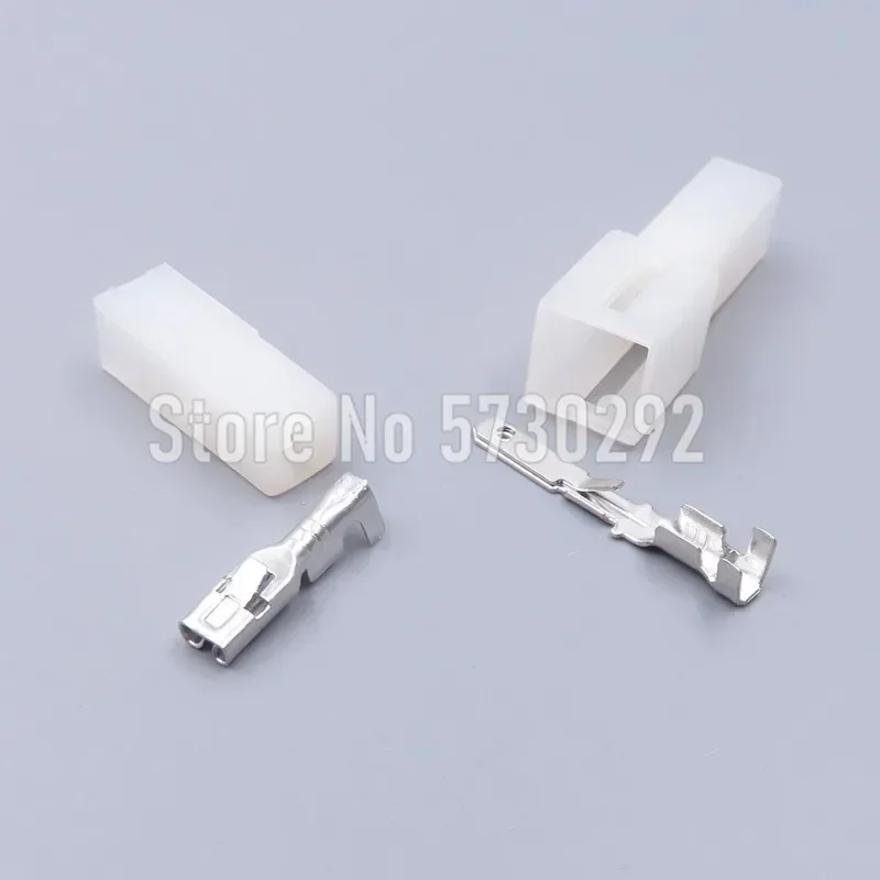 1P 2.8 Series 626063 626062 Automobile Plastic Plug Unsealed Wiring Harness Female Male Socket