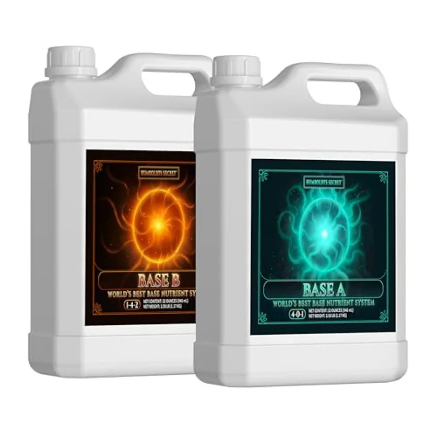 

Жидкое гидропонное удобрение Base A и B: Полный комплекс питательных веществ для комнатных и уличных растений, способствует здоровому росту.