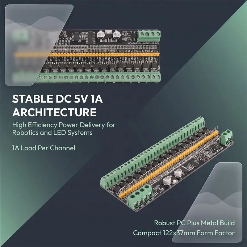 11.11PCA9685PW PWM Controller Module RTU RS485 16-Channel Controller Module 16-Channel PWM Controller Module
