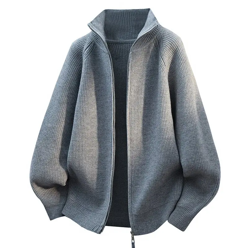2026 Spring/Summer New Style Fashionable Casual Multi-Functional Knitted Cardigan Men's Sweater Jacket