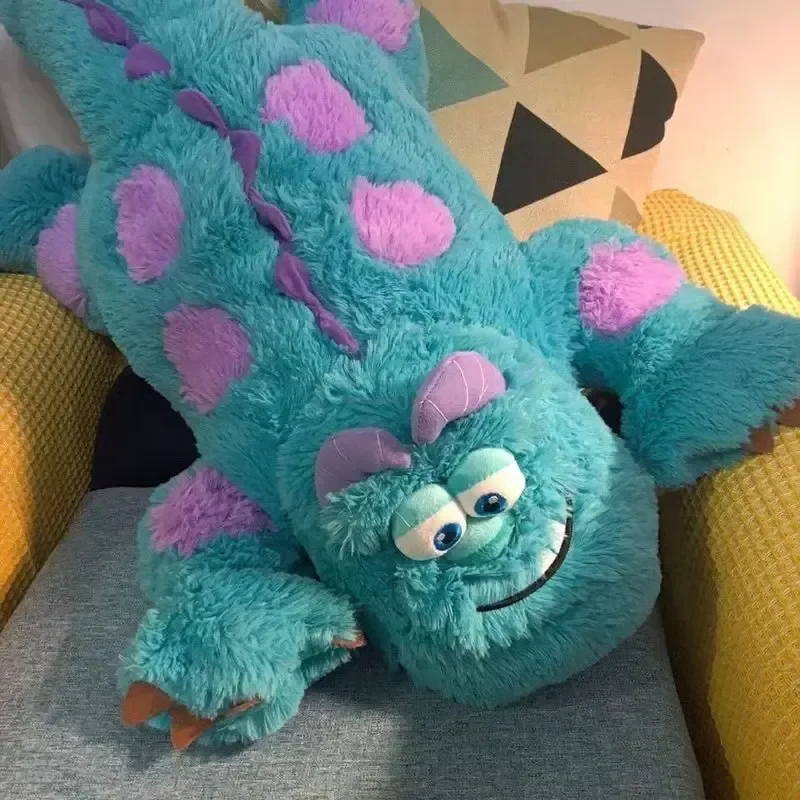 85Cm Disney Grote James P. Sullivan Knuffels Monsters University Inc. Pluche Poppen Met Anime Sier Kawaii Kussenknuffels