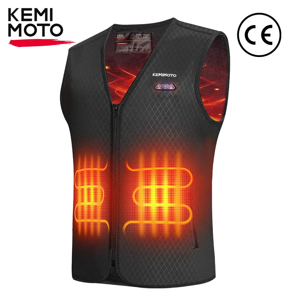

Lightweight USB Heated Vest Men Women Electric Thermal Heating Jacket Winter Outdoor Skiing Hiking Cycling Riding Warm Coat
