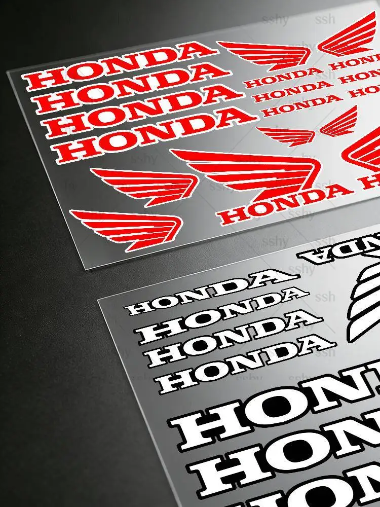 For HONDA Stickers Moto Sticker Auto Body Bumper Windows Motorcycle Laptop Walls Vinyl Decal Car Tuning Accessories