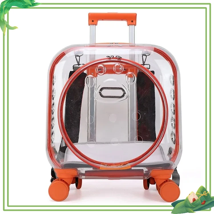 

Multi functional pet luggage backpack cat bag large capacity portable multi-purpose pet aviation case suitable for cat to go out