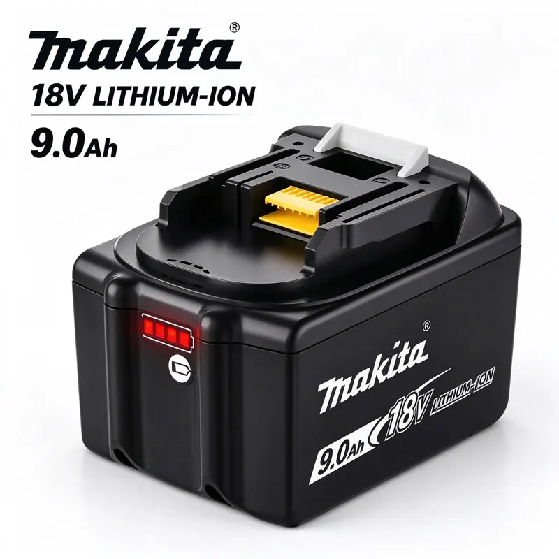 Batteria da 9000mAh 100% originale Makita BL1830 Batteria 18V 9000mAh 9.0Ah BL1830 BL1815 BL1860 BL1840 Batteria ricaricabile per utensili