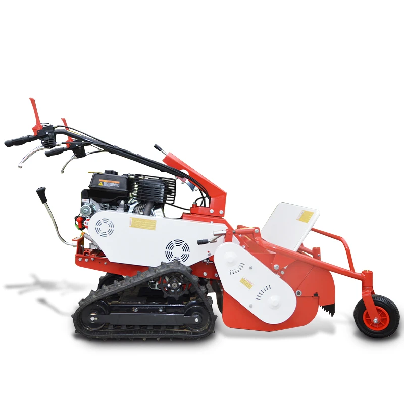 Farm Small Self-Propelled Cutter All Terrains Crawler Mower Home Mini Wheel Mower Professional Lawn Cleaning Machine Customized