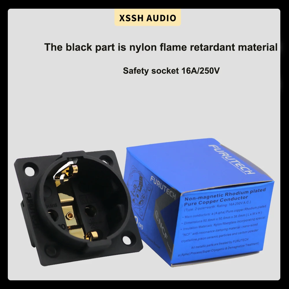 チャックFI-E30銅メッキLニュートラルソケット,250v,16a,EU,2ピン,iecインサート親密なhschukoシャーシ