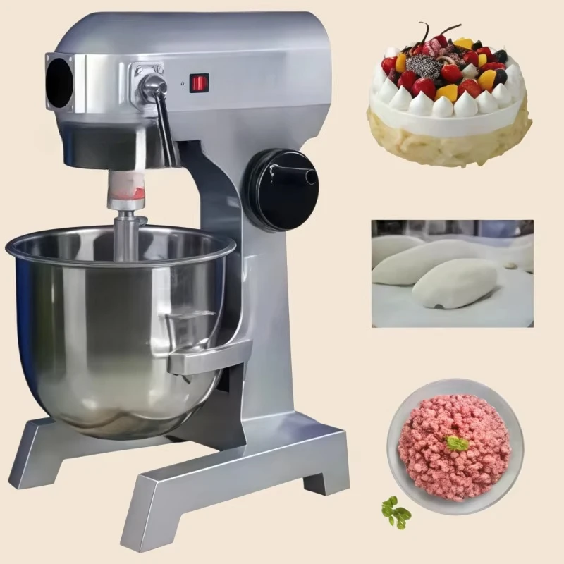Commercial Electric Dough Mixer 10L 20L 30L Planetary Technology Multifunctional Bakery Mixing Machine for Home & Restaurant Use