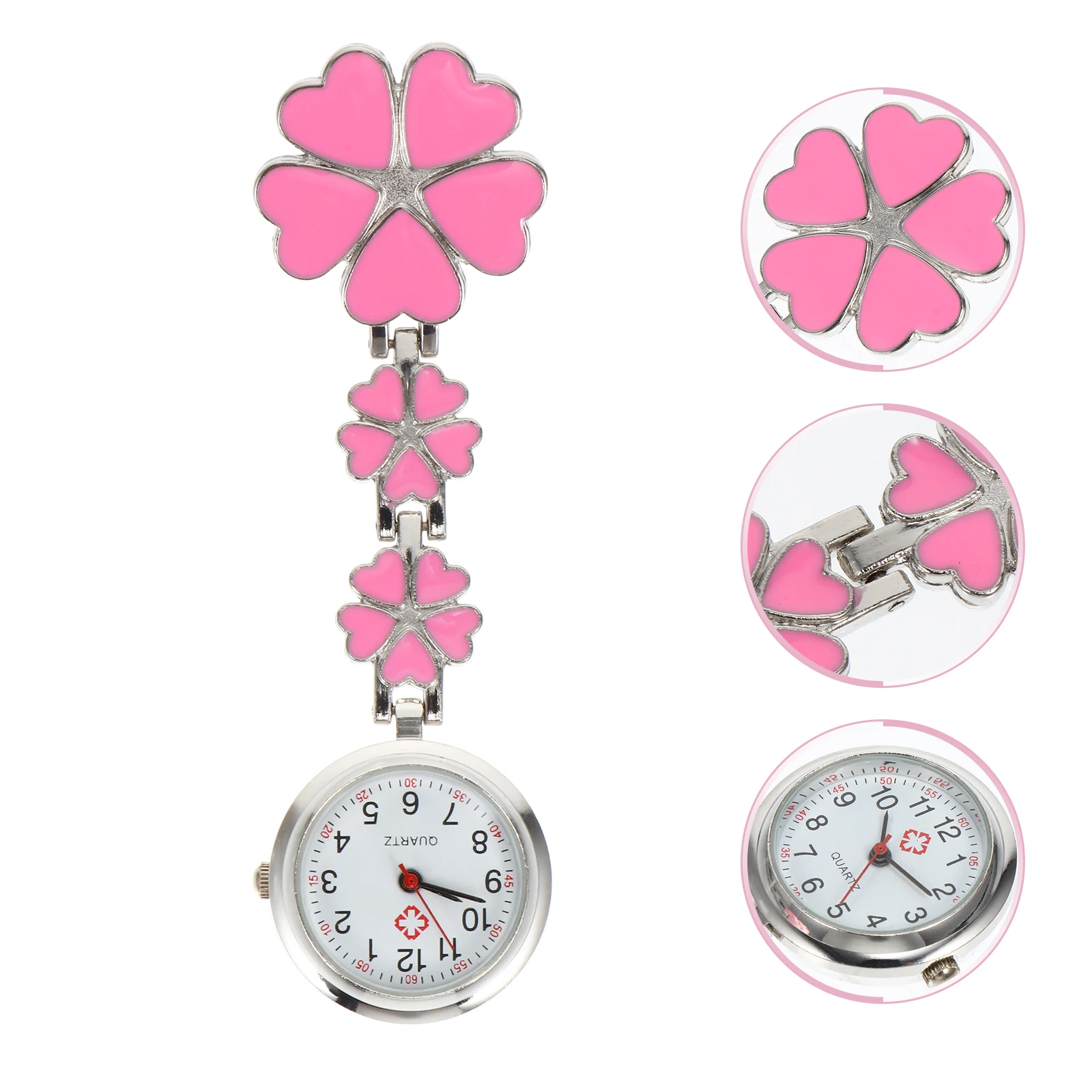 

Stainless Steel Nurse Watch Women Mini Pocket Watch High Quality Decorative Hanging Nurse Watches Fashionable Lovely Design For
