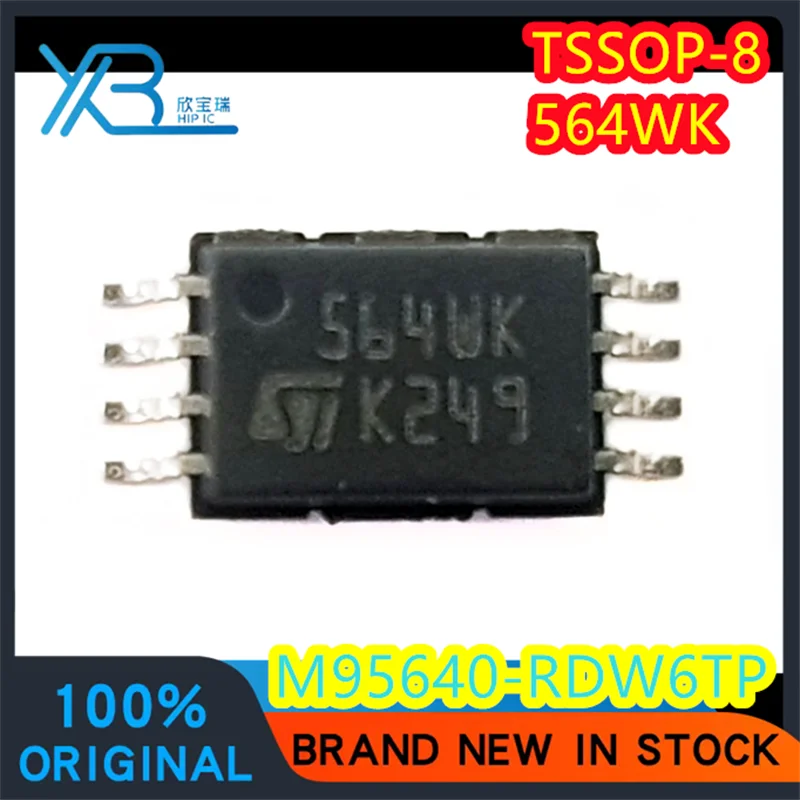 (4/50 pieces) M95640-WDW6TP code 564WK programmable read-only memory chip TSSOP-8 guaranteed to work 100% spot