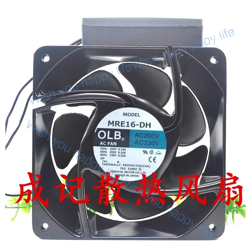 L... for ORIX MRE16-DH AC200V-230V 0.24A/0.25A 160*160*62MM Inverter Metal Cooling Fan