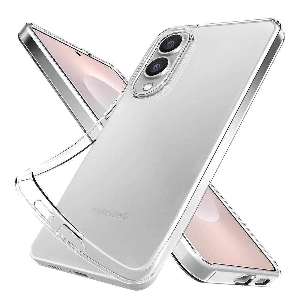 

Мягкий силиконовый чехол Clear Crystal для Samsung Galaxy S25 S24 S23 S21 FE S22 Ultra Plus, прозрачный ультратонкий чехол для S25 Edge