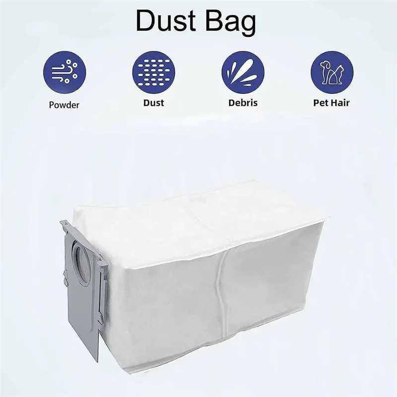 ABKY-Robot Vacuum Cleaner Replacement Accessories For Roborock Q Revo Maxv/Q Revo S Dust Bag Main Side Brush Hepa Filter Mop Clo