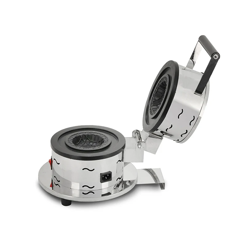 UFO Hamburger Maker Hot Gelato Panini Press Brioche Burger1000W Commercial Krapfen Warmer Ice Cream Panini Doughnut Pan Machine