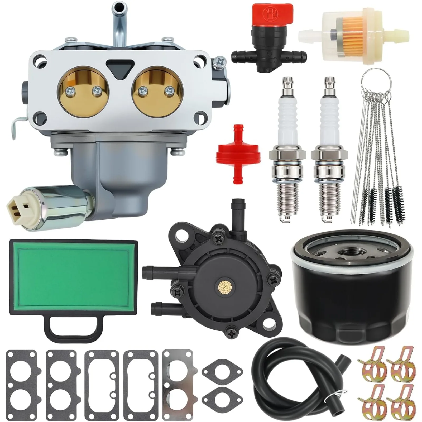 791230 407777 Carburador compatible con Briggs & Stratton 799230 20-25hp Intek V-Twin para John Deere MIA10632 LA145 Carb