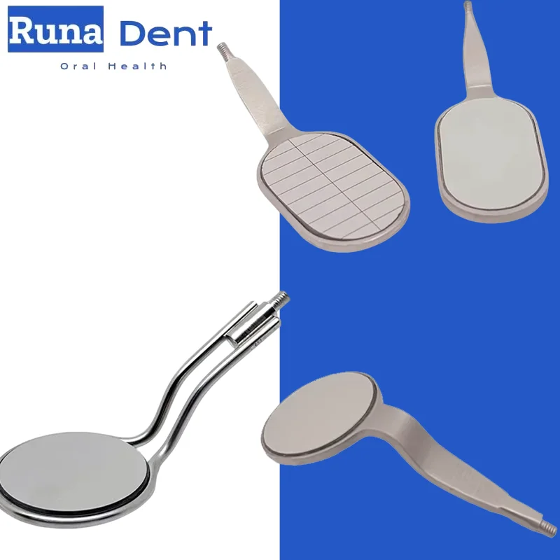 Dental Oral Exam Mirror Rhodium Coated Anti Fog Reusable Mouth Mirror Dentist Clinic Tool