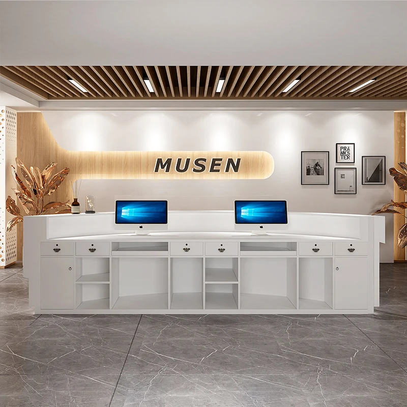 Shop Hospital Reception Desks Executive Luxury Siting Office White Desk Mobile Service Silla De Escritorio Bar Furniture Counter