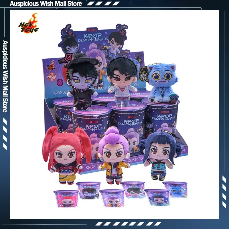 

Hot Toys Cosbi Surprise Blind Box Demon Hunters Series Soft Plush Bag Charm Licensed Netflix Merch Stylish Keyring Souvenir Gift