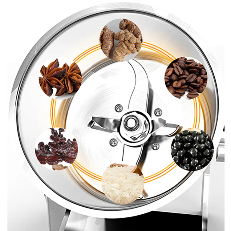 Stainless Steel Electric Spice Grinder Home Spice Grinding Power Pulverizer for Dry Pepper Flour Herb Mill Grain Grinder
